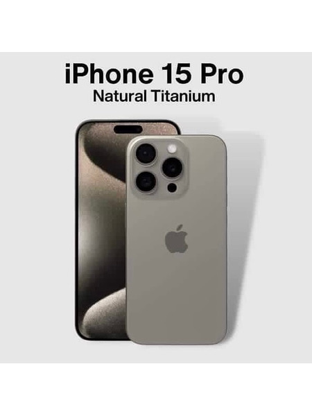 iPhone 15 PRO 256GB Natural Titanium (MTQU3) eSIM  APPLE, фото