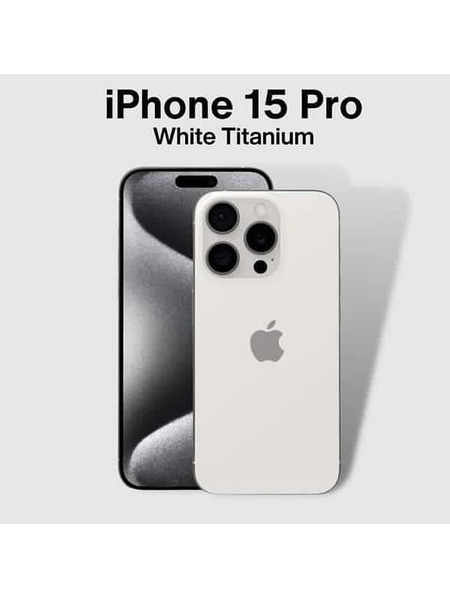 iPhone 15 PRO 1TB White Titanium (MTVD3) APPLE, фото