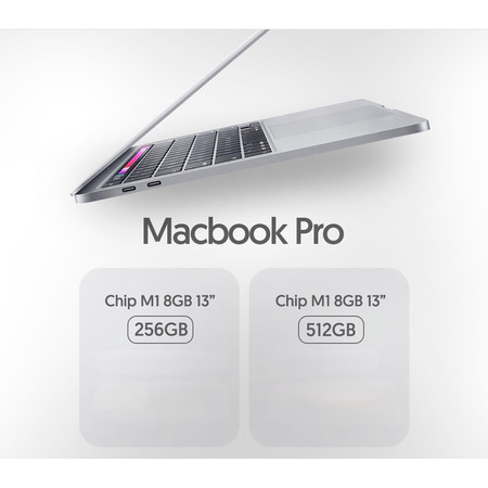 MacBook PRO 13" M1 8GB/256GB 8CPU/8GPU Space Gray (MYD82)